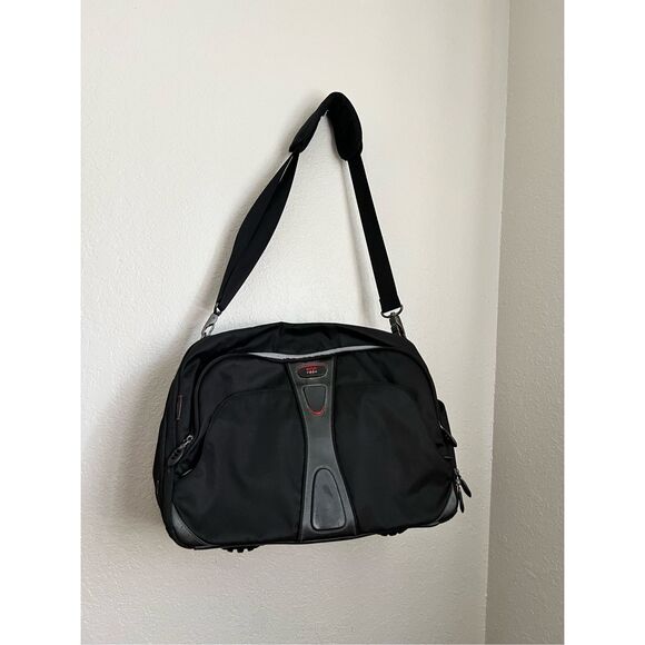 Tumi T-Tech Men's Black Nylon Expandable CarryOn  Bag #5540D - Picture 1 of 11